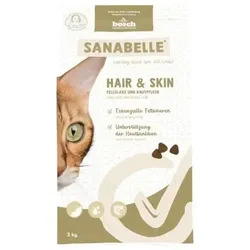 Sanabelle 1 x 2kg Hair & Skin Katzentrockenfutter