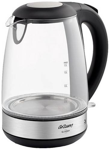 Arzum AR3071 Wasserkocher Schwarz Fassungsvermögen: 1.7l