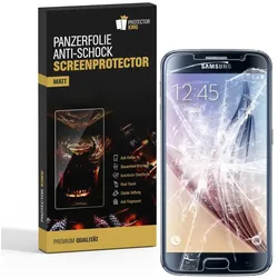 4x Panzerfolie für Samsung Galaxy S6 ANTI-SCHOCK Displayschutzfolie MATT
