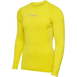 HUMMEL hmlBL PERFORMANCE TEE L/S blazing yellow XL