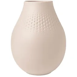 VASE PERLE Manufacture Collier Beige 20 cm