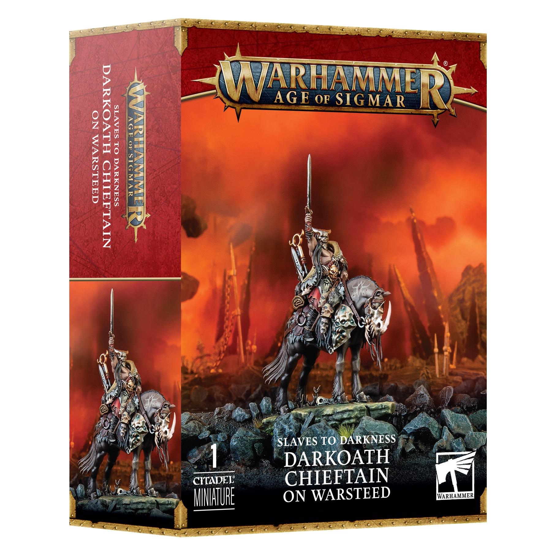 Games Workshop Warhammer AoS - Slave to Darkness Darkoath Chieftain on Warsteed (Kunststoff) (83-53)