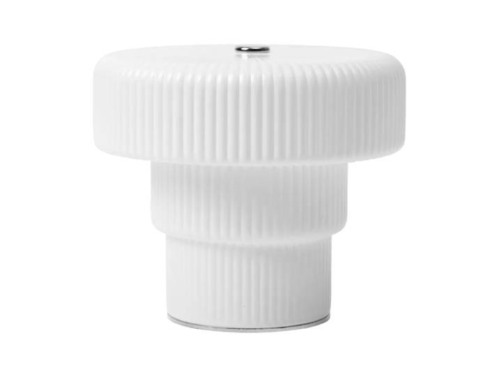 Ferm Living Ripple draagbare tafellamp White, 10 cm