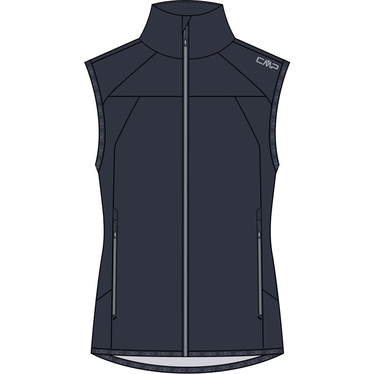 CMP Woman Vest antracite (U423) 34 36A5126-U423-34