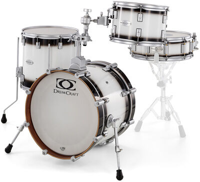 DrumCraft Series 6 Jazz Set White Burst Scottish White Burst