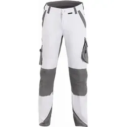 Stretch-Bundhose "NORIT" - 24 - weiß/zink