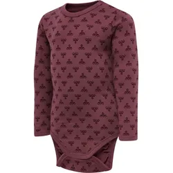 hummel hmlBAMBO langarm Baby-Body roan rouge 56