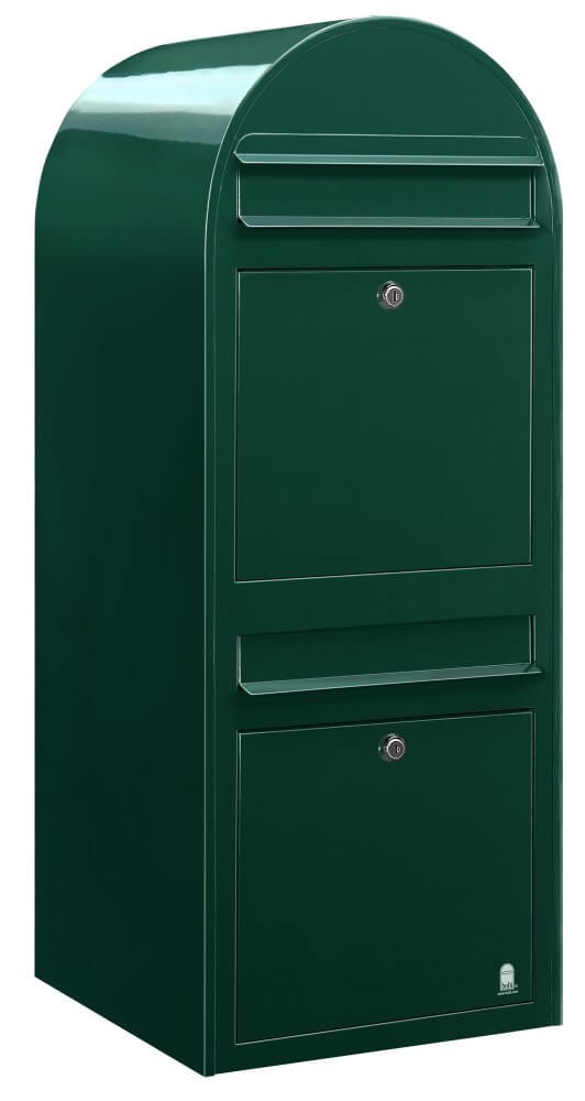 Bobi Brievenbus Duo 6005 Wandmontage Donkergroen