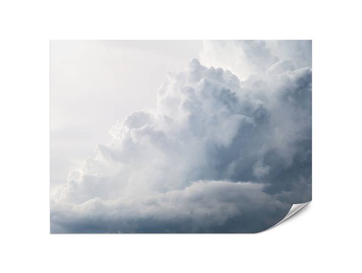 FOTOTAPETE für Schlafzimmer Regenschwül Himmel Wolken Sturm 200x140