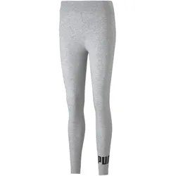 PUMA Essentials Logo Leggings Damen light gray heather L