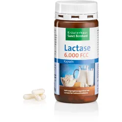 Lactase-Kapseln 6.000 FCC-Einheiten 150 Kapseln - 58 g