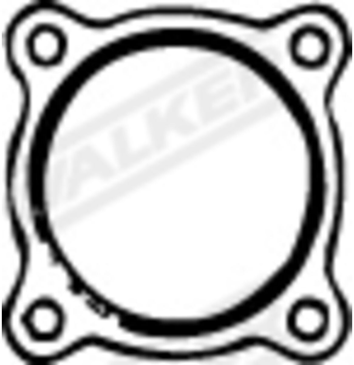 Dichtungssatz, Abgasanlage WALKER 80492