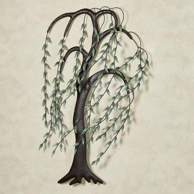 Touch of Class Willow Breeze Wall Art Sculpture Brown Green , Brown Green