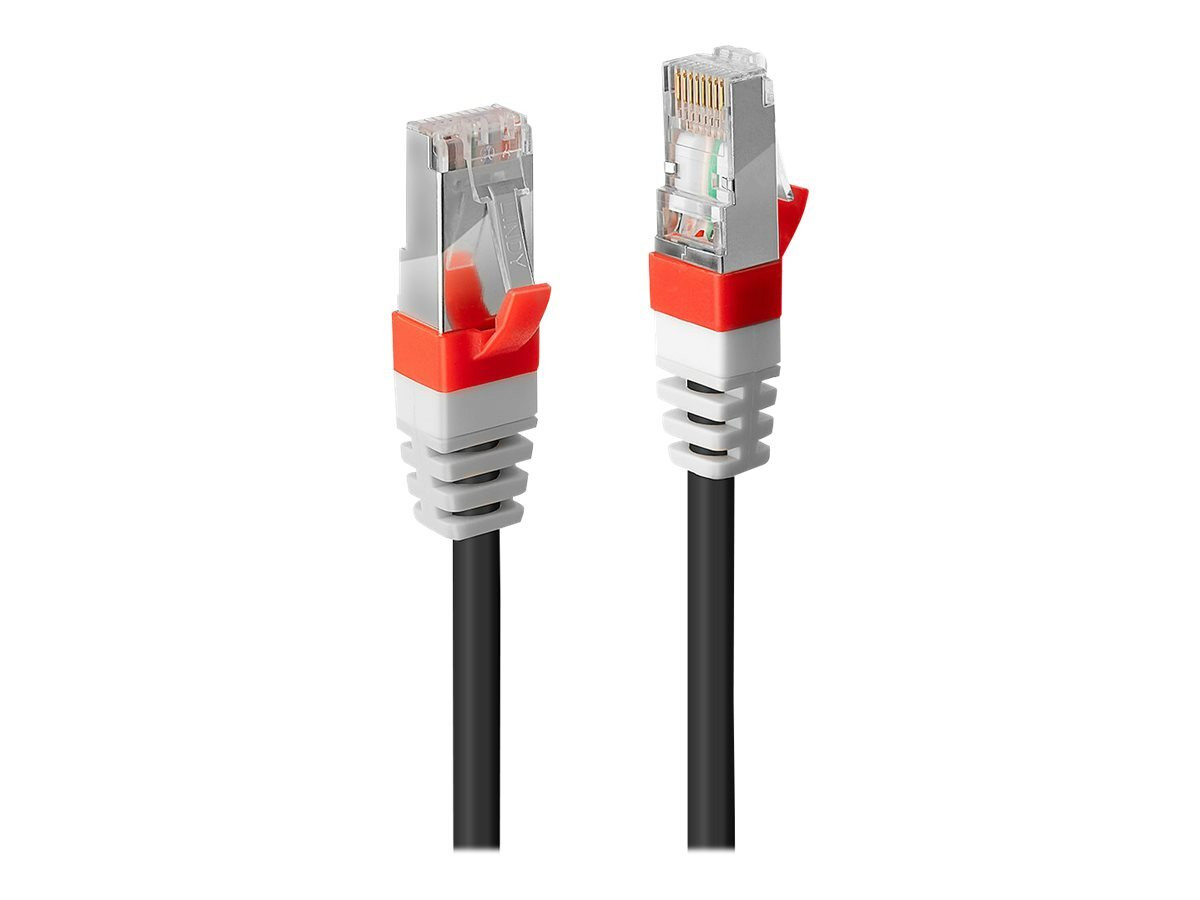 Lindy Cat6A Kabel zwart 1,00 m LSOH met testprotocol