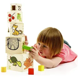 Hape Holzturm Tiere Ecoline