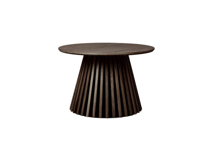 Table basse chêne fumé ø70 cm