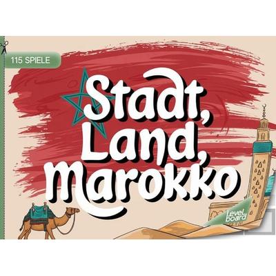 Stadt, Land, Marokko - 115 Spielblöcke, Taschenbuch von LevelBoard Spiele, LevelBoard Spiele, 978-3-693-19774-5