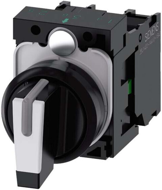 Siemens Interrupteur à manette numérique 1S, 1S 3SU1100-2BL60-1NA0 (3SU11002BL601NA0)