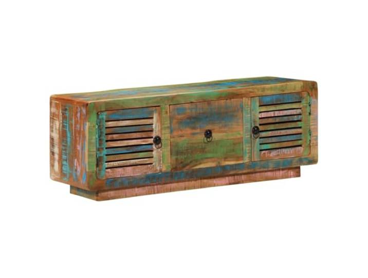 Makastle TV-Schrank Altholz Massiv 110x30x40 cm Vintage