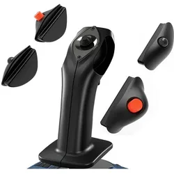 Thrustmaster TCA Sidestick X Airbus Edition (PC, Xbox One S, Xbox Series S, Xbox Series X), Gaming Controller, Schwarz, Blau, Rot, Mehrfarbig, Grau
