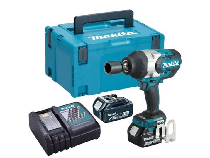 Makita Maki draadloze slagschroevendraaier DTW1001RTJ 18V DTW1001RTJ