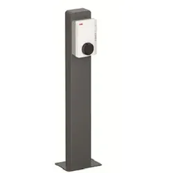 ABB TAC Stele für eine Wallbox freistehende Metallstele TAC-PEDESTAL-SINGLE-WALLBOX