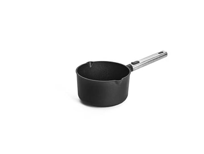 WOLL – Diamond Logic QXR Saucentopf Ø 18 cm, 2,0 l, 10 cm hoch, mit festem Stiel – PFAS-freier Antihaft-Topf, backofenfest – Induktionstopf – kleiner Kochtopf – Milchtopf
