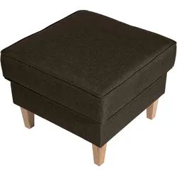 HOCKER Karlen Bezug Flachgewebe Buche natur / sahara
