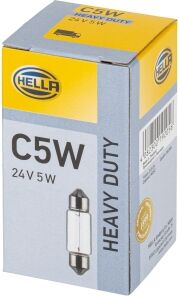 Hella Glühlampe, Positions-/begrenzungsleuchte 8gm002092241 C5w Für Volvo Daf Man Iveco Mercedes Hyundai (Cnj) Bmc