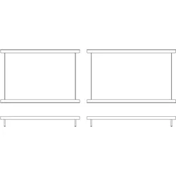 In Situ 4 Seater Frame Configuraton 3 Rahmen für modulares Sofa