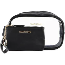 Valentino Fun Soft Cosmetic Case, Necessaire, Schwarz, Transparent