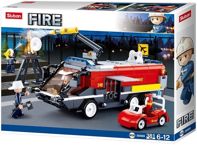 Fire : Camion de pompiers aéroport 381 pcs - Sluban