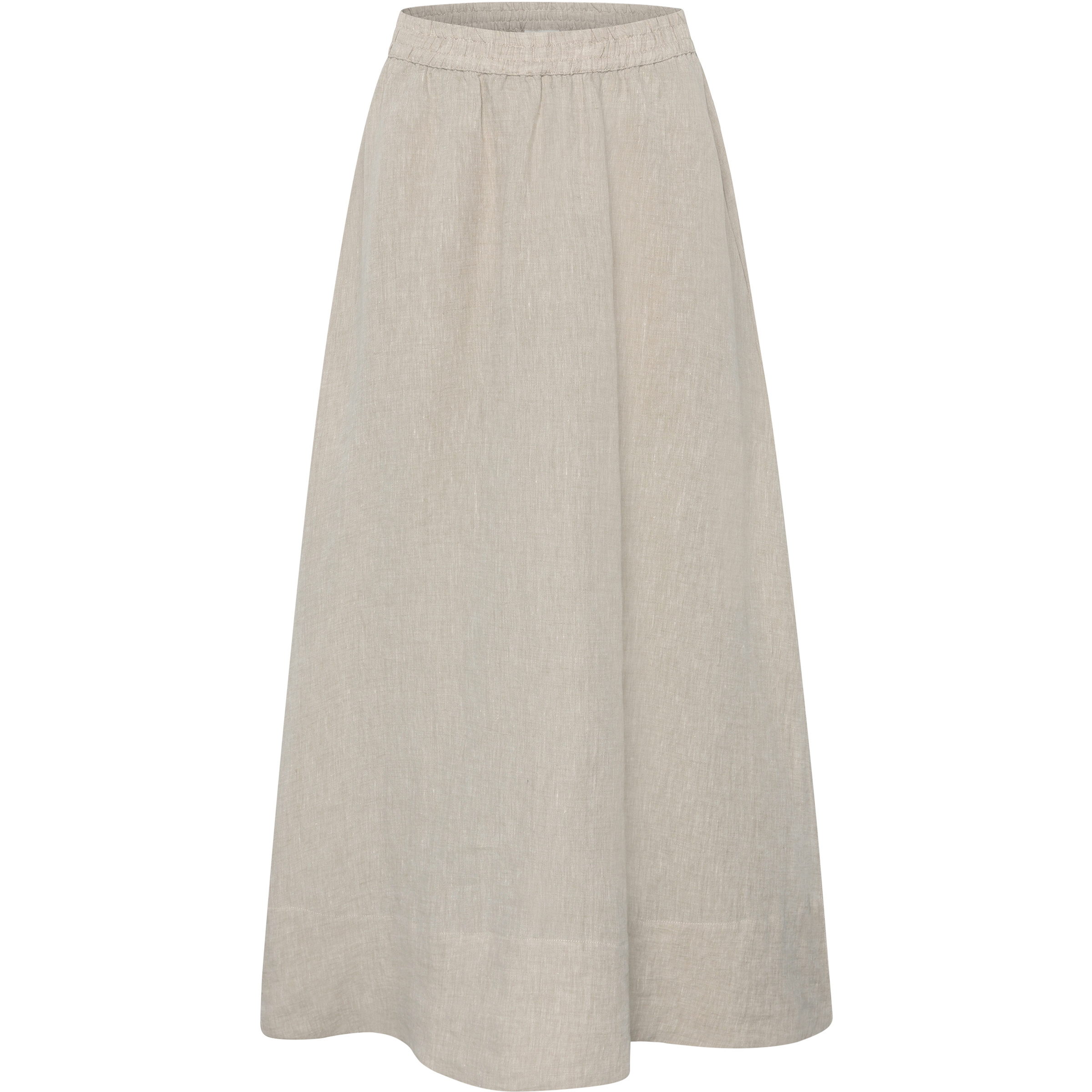 KnowledgeCotton Apparel Linen Rock Damen Röcke beige Größe S Lifestyle Hautfreundlich