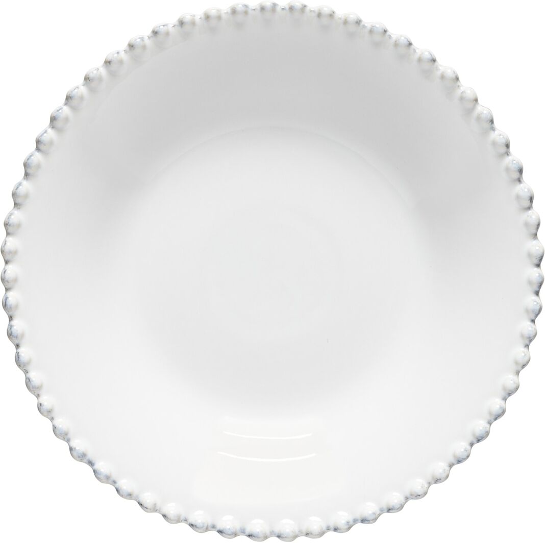 Costa Nova Plato hondo Pearl . Blanco