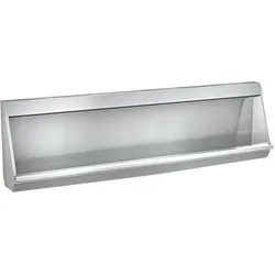 KWC Aquarotter Reihenurinal, CAMPUS, Edelstahl V2A, 1800x515x235 mm, Siebablauf mittig, 2000056969 2000056969