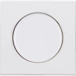 Kopp 490632006 HK07 - Dimmer-Abdeckung für Druck-Wechseldimmer, Farbe: arktisweiß matt