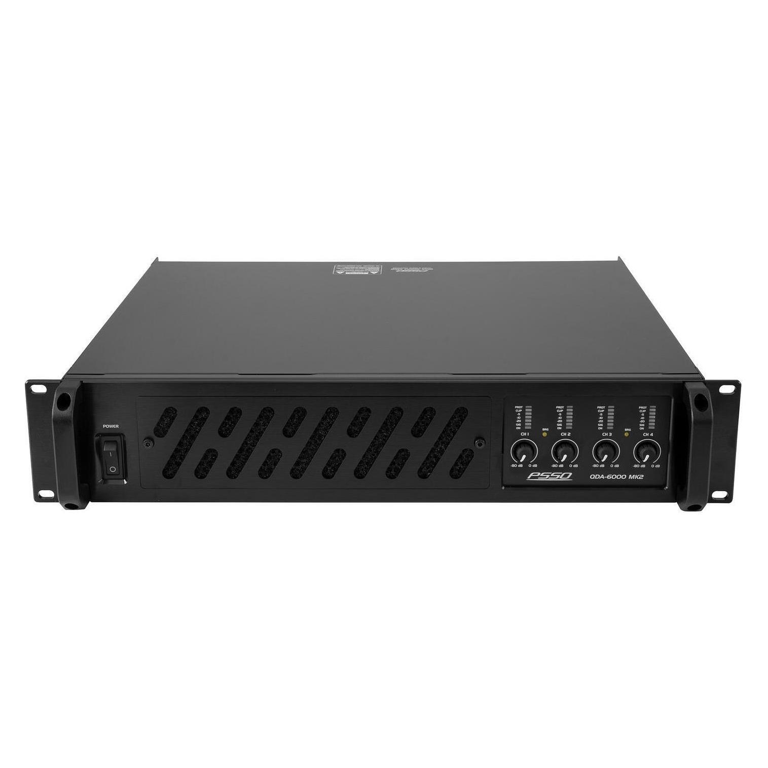 Psso QDA-6000 MK2 4-Kanal-Endstufe (10451689) (Endstufe, Verstärker) (10451689)