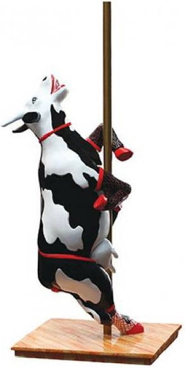 CowParade Vaca Tubo Decoratief Tafelbeeld Medium