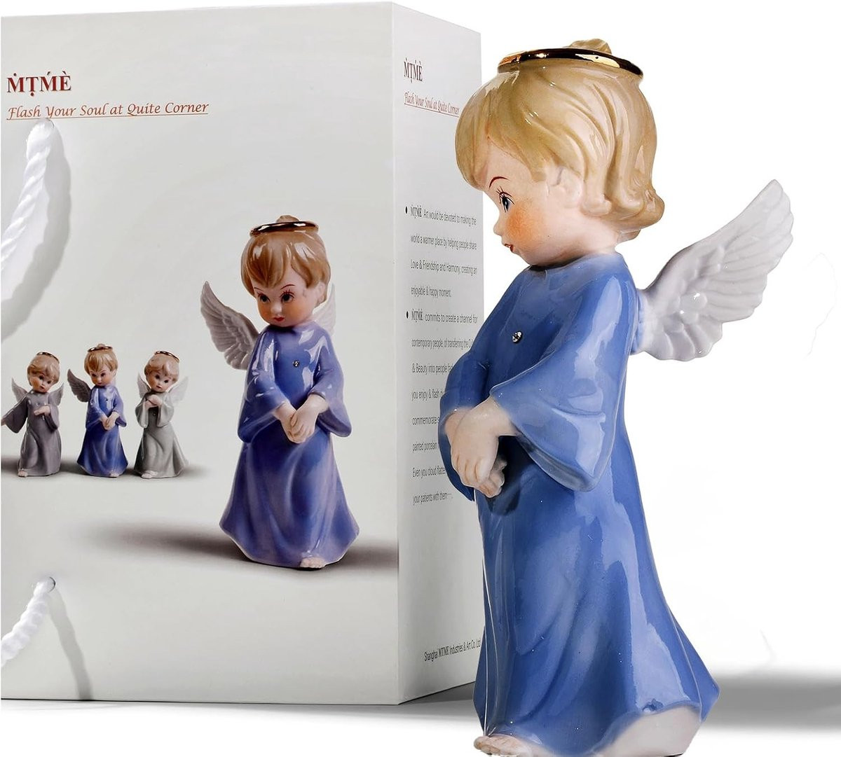 Handgemaakt Porseleinen Beeldje I Never Forget You Ornament voor Thuisdecoratie