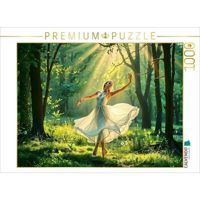 CALVENDO Puzzle Waldes Atem, leicht wie Tanz | 1000 Teile Lege-Größe 64x48cm Foto-Puzzle für glückliche Stunden