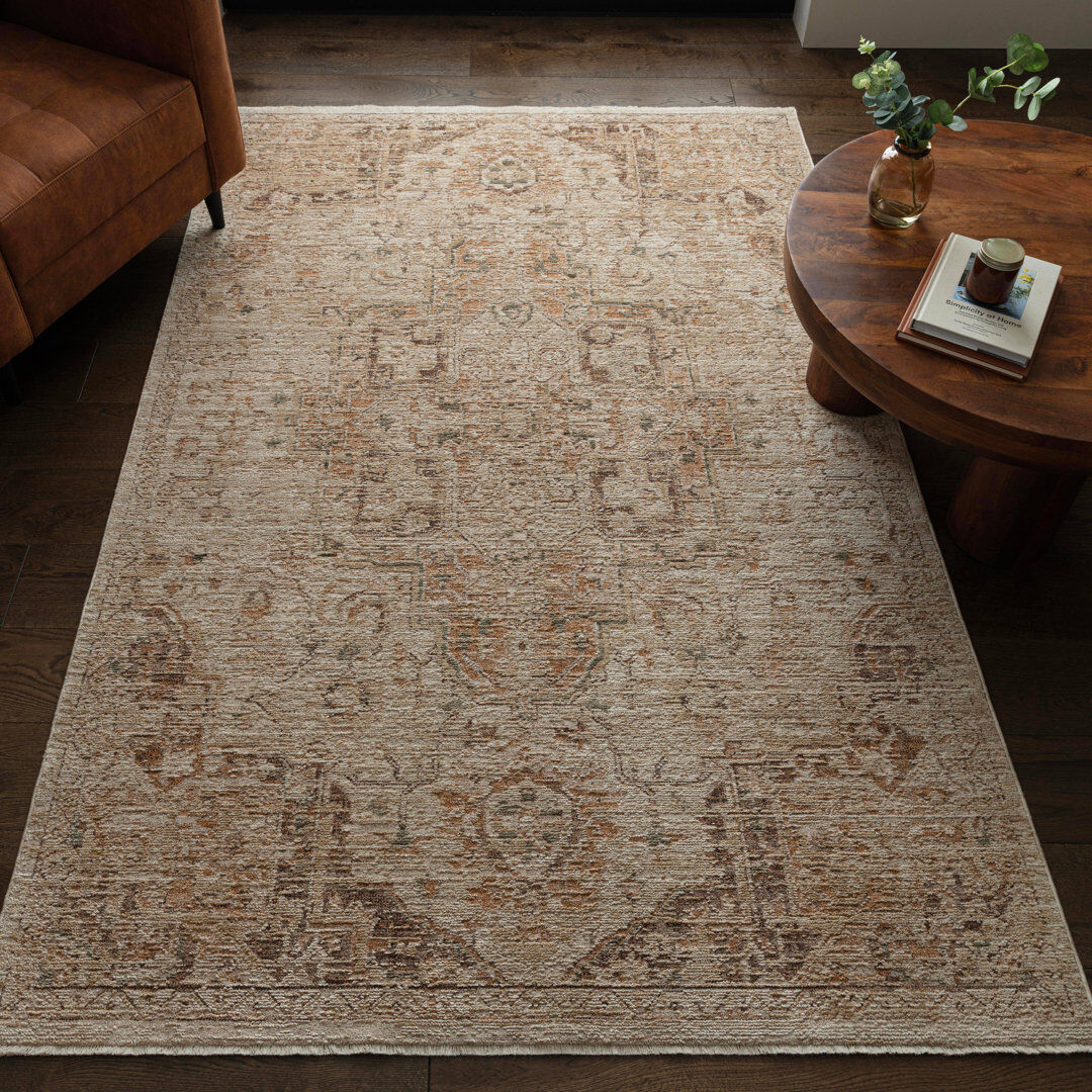 Langley Street Madeleine Serapi Vintage Copper Area Rug Copper Runner 80 x 160 cm
