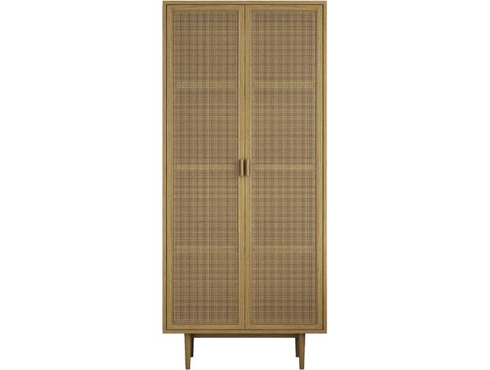 Highboard OTTO HOME Lorelia , braun (naturfarben), B:80cm H:180cm T:40cm, FSC-zertifiziertes Massivholz, Holzwerkstoff, Melamin, Sideboards, Highboard