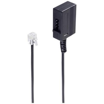 Shiverpeaks Fax Adapter [1x RJ11-Stecker 6p4c - 1x TAE-N-Kupplung] 0.2m Schwarz