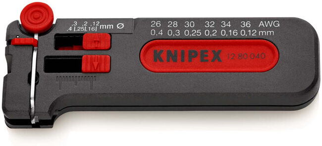 Mini outils de dénudage Knipex (12 80 040 SB)