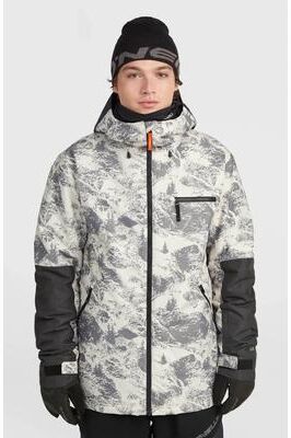 O'Neill s Fwc Peak Snow Jacket in Gry Mount, Size Small, Polyester/Twill