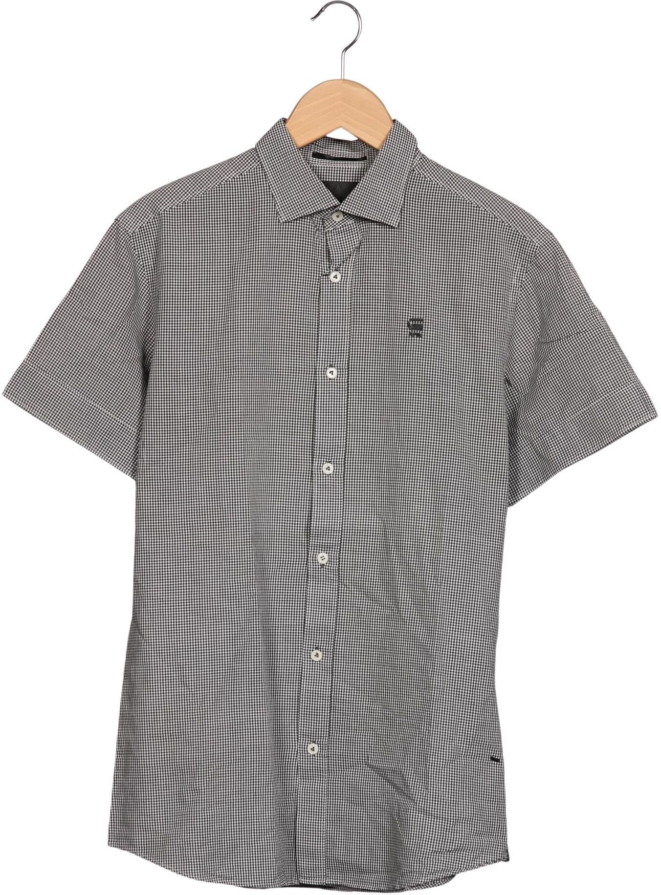 G Star RAW Herren Hemd, Grau, Gr. L, Baumwolle - Second Hand