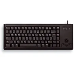 CHERRY G84-4400 kabelgebundene Tastatur mit Trackball (USB, schwarz)