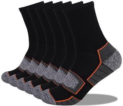 LightInthebox Men's 6 Pairs Socks Crew Socks Hosiery WhiteBlack Light gray dark gray Color Cotton Winter Autumn / Fall