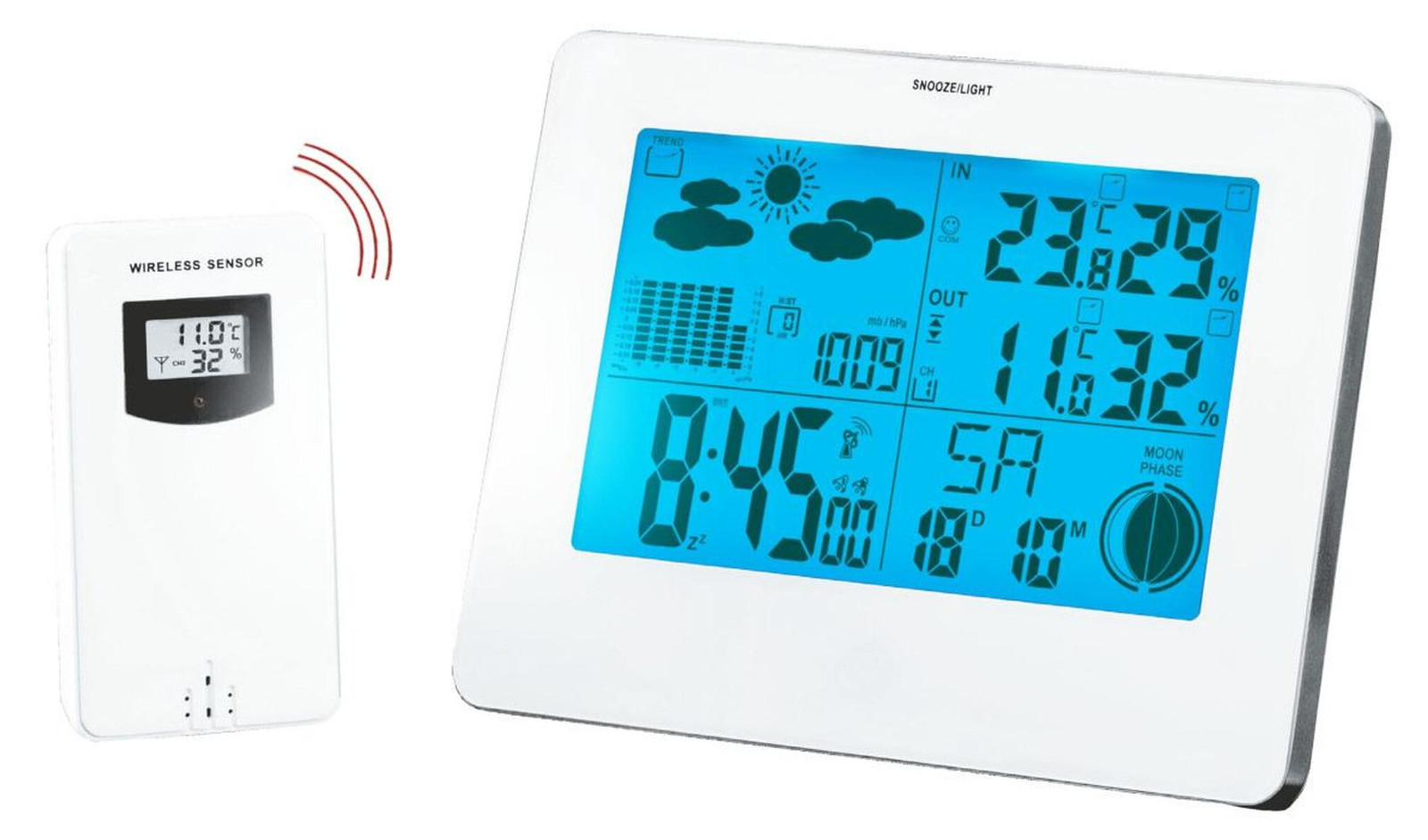 Terdens Elektronische thermometer voor binnen- en buitengebruik