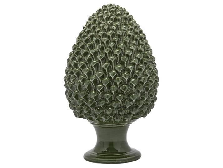 Figur Pinienzapfen Keramik H: 40 cm Edg